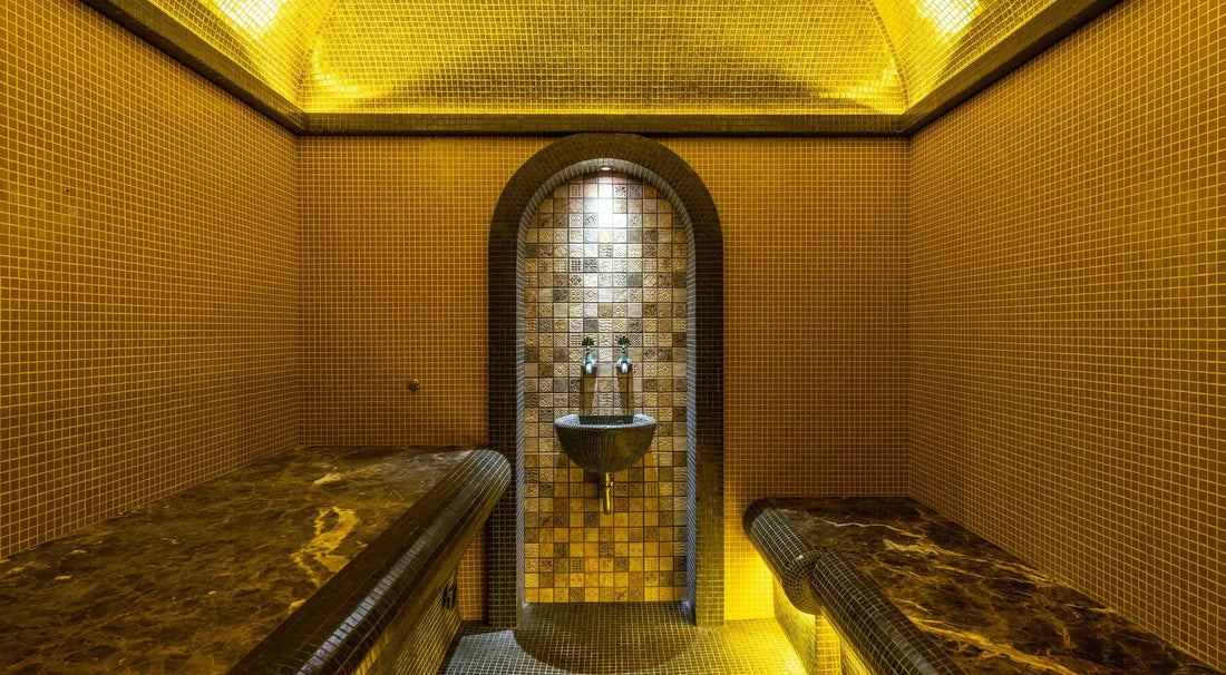 Photo of communal bathhouse for bathing with others.