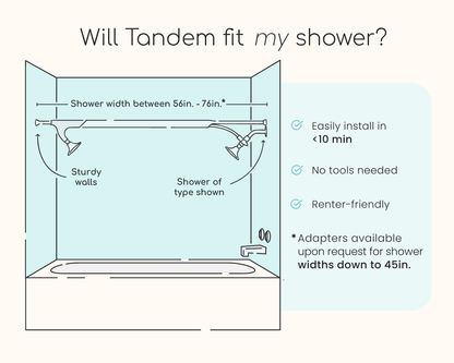 Tandem Shower